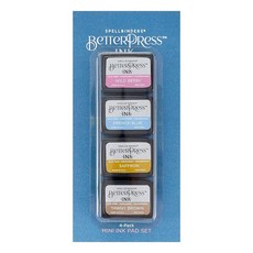 Spellbinders Nature Tones BetterPress 잉크 다양한 색상, Spellbinders Nature Tones Bett