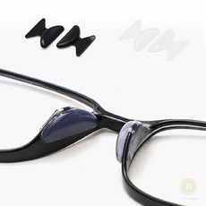 제이와이홀딩스 안경 코받침 실리콘 흘러내림방지 논슬립 코패드 10P (5쌍)