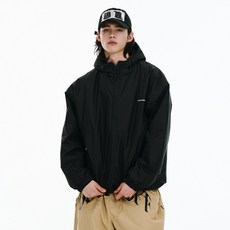 Blocked 3oz Insulated Hooded Jacket Black