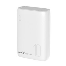 SKY 필 X11 미니 10000mAh 초소형 고속 유선 보조배터리 C타입, SKY-X11PD, 화이트