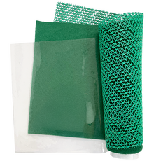 爬蟲三合一地墊 綠色 爬蟲箱墊材 寵物墊 爬蟲用品, 綠色三合一 50x30cm, 1個