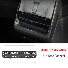 후방 에어벤트 커버 플로우 그릴 강력한 보호 2025 테슬라 모델 Y 주니퍼 액세서리, 01 Screen AirVent Cover