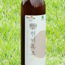 화성에서 온 현미흑초(흑초/자연발효식초/제부도/제부도전통양조), 1개, 375ml