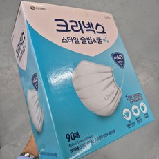 대용량 크리넥스 스타일 쿨마스크 얇은 시원한 마스크 대형 30매입 x 2 60매 필터일체형 코지지대 5단주름 귀편한 귀가 편한 마스크 대용량, 1개입, 1개, 화이트