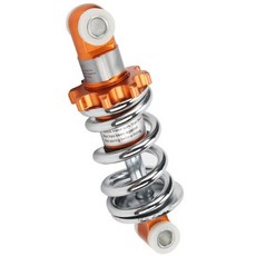 오토바이 충격 흡수기 스트럿 서스펜션 댐퍼 125mm 홀 피치 미니 스쿠터용 댐핑 스프링 400lb, 1개