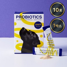 강아지 고양이 유산균 영양제 가루 시틱형 노견 장건강 치매예방 인지기능장애 예방 영양제 프로바이오틱스 2g 10포, 1세트, 장건강/유산균, 10회분