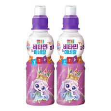 캐치티니핑 멀티비타민 미네랄 포도맛 음료 다이아나핑, 2개, 200ml