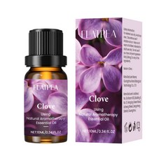 FLATPEA 丁香精油 天然香薰按摩精油 10ml, 1個, 丁香,10ml