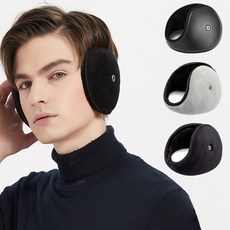 위즈모아 방한 청음 왕귀도리 귀마개 귀덮개, 그레이, 1개