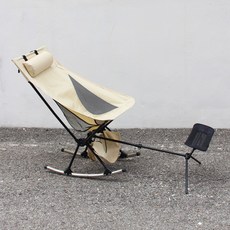 캠핑 의자 흔들 스윙체어+풋레스트, 흔들의자+풋레스트, 혼합색상, 1개