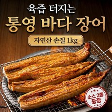 통영직송 당일손질 자연산 바다장어 특대, 1박스, 1kg