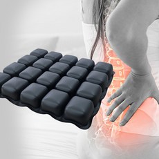 콤비-4 TPU 폼내장 국내생산 기능성방석사무실 차안 휠체어 학생방석 직장인방석 영원메디칼, 블랙