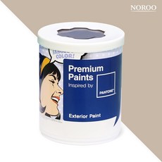 노루페인트 팬톤 외부용 실외페인트 저광 1L, 14-0708 Cement, 1개