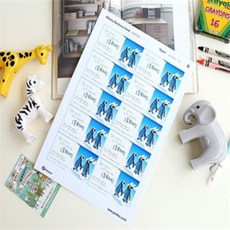 소망상회 광택명함지 유광 10매 셀프명함만들기