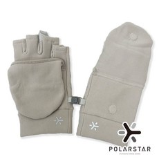 PolarStar 袋蓋半指手套 淺卡其 P25616, 1個, L