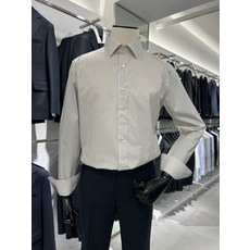 트루젠 남성 베이지스트라이프 이지케어 스판 데일리 긴팔 드레스셔츠 남자 비지니스 캐주얼 셔츠 3096838