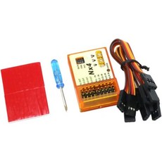 비행 컨트롤러 3D 자이로스코프 밸런스 지원 고정익 항공기 호환 속도 유지 자이로 끄기 모드 ZMR NX4 PRO EVO와 유사한 모델과 43x28x15mm 크기 작동, Nx4 프로