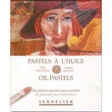 SENNELIER 油性粉彩 24色 人物色系, 1個