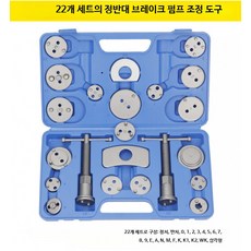 자동차 브레이크 패드 공구 수리 라이닝 교환 공압식 세트 교체 디스크 뒤 패드 뒤 좌우, 단일 모델, 22개 세트