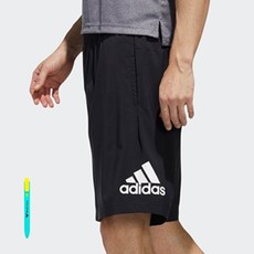 adidas 愛迪達 運動短褲 FM5361 黑色+原子筆