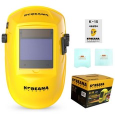 코리아나 프리미엄 트루컬러 자동차광 용접면 K-15, 노랑, 1개