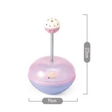 【 愛思沛 ACEPET 】 貓咪趣味搖擺球 - 羽毛不倒翁逗貓玩具 轉盤玩具 自嗨玩具 逗貓玩具, 1個, 6922-BL-叮噹搖擺球