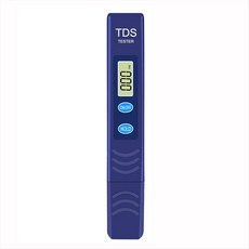 TDS 미터 0-9990 PPM 측정 범위를 가진 전자 수도 테스터 농업용 디지털 워터 테스트 펜 수족관 수영장, 1개, 1)Navy Blue