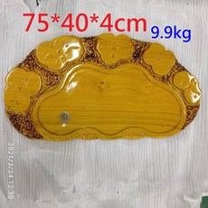 進口帝王金絲楠木9.9KG茶盤 實木整塊原木茶托根雕功夫茶具茶海, 1個