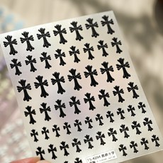 빅 크로스 스티커 TENSOR 3종, 블랙70, 1세트, 블랙70