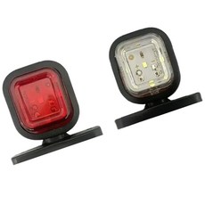 알테쉬 슬림 사각 12v 24v 겸용 LED 토끼등 차폭등, 1개