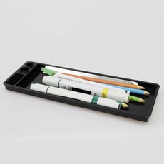 매표 펜트레이 A형 펜레스트 볼펜접시 받침대, 블랙, 1개