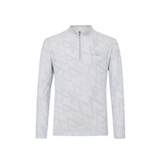 아이더 EIDER ICE-LONG (아이스 롱) 남성 그래픽 긴팔짚업 티셔츠_Light Grey DMM25202C2 209434