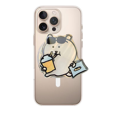 BuyChoo 드링킹 곰돌이 스마트톡, 1개, 블랙 + 화이트