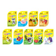 [코리아스퀘어] 아모스 미니클레이 강아지/꽃게/공룡/원숭이/고래/팬터/너구리/코알라/물고기/꿀벌/펭귄, 팬더만들기