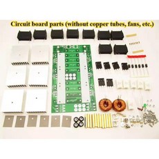 6개 ZVS 고주파 담금질 중주파 가열 유도 가열기 키트, A