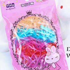 펄 머리끈 헤어밴드 고탄력 고무줄 대용량 펄글로스 세트 헤어 액세서리 포인트, 1개, 상세페이지 참조