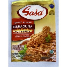 Sasa 辣味酥炸粉 酥脆炸雞粉 辣味炸粉 炸蔬菜餅粉 家用酥炸粉, 1個, 辣味酥炸粉 serbaguna 210g