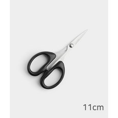 패션스타트 스트롱 수예용 가위 11cm, 1개, 블랙