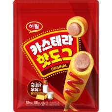 하림 카스테라 오리지널 핫도그, 1개, 600g