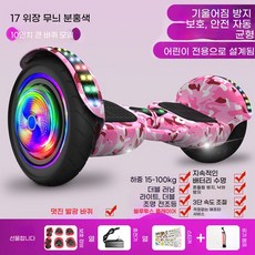 아이 선물 추천 어린이 호버보드 충격방지 안전 밸런스카 쉴드세트 증정 LED 무드등, 1개, 카모핑크