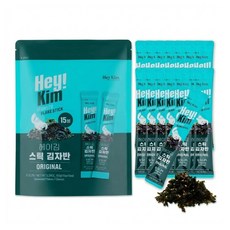 헤이김 끝까지 바삭한 김자반 스틱, 15개, 10g, 오리지널