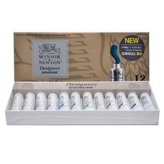 [윈져&뉴톤]디자이너스과슈세트 14mlx12색 WI069012, 상세설명 참조