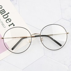 Mela Keme男女通用圓形金屬大尺寸眼鏡框