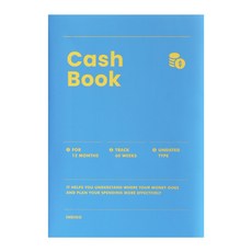 인디고 기본 커버형 만년형 1년 가계부 V.3, 1개, 스카이