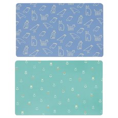 이케아 BONSYRSA 뵌쉬르사 책상패드, 동물 패턴_505.285.08