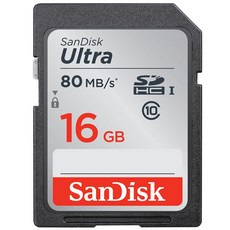 샌디스크 울트라 SD카드, 16GB, 1개