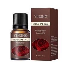 YINSHO 香薰精油 10ml，多種香氛選擇，適用擴香儀與加濕器, 10ml, 玫瑰香薰精油/油溶性