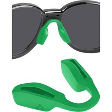 블레이저백 교체용 코 조각 패드 오클리 트레일링 포인트 OO9447 선글라스 3049495, 표준, 짙은 녹색