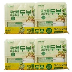 노브랜드우리 땅에서 자란 국산콩두부300g 냉장, 1200g, 600g, 2개