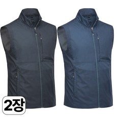 [워킹맨] 1+1 봄 여름용 탄력있는 나일론 망사 조끼 아웃도어 작업복 근무복 D112